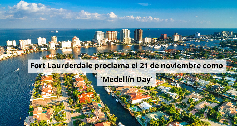 ft-lauderdale proclama el Día Medellín